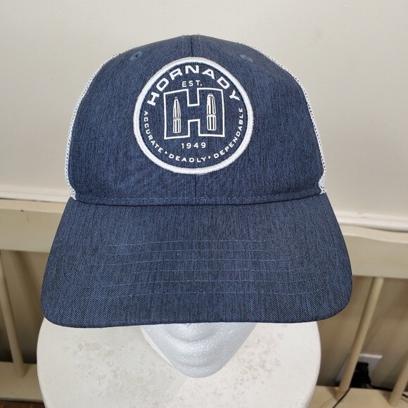 Hornady Blue & White Established Mesh Cap - Picture 3 of 9
